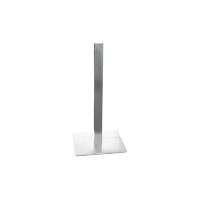 TABLE BASE, PEDESTAL, Hospitality, Square, 19.75" x 19.75" x 41", Stainless Steel