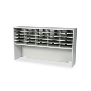 SORTER, Kwik-File, Mailflow-To-Go, 1 Tier, w / Riser, 25 Pockets, 60" x 13.25" x 33.25"