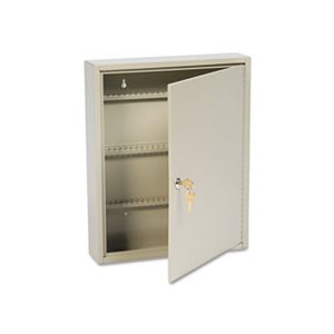 KEY CABINET, Uni-Tag, 110-Key,Steel, Sand, 14" x 3.125" x 17.125"