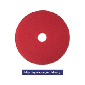 FLOOR PADS, Low-Speed BUFFER 5100, 12" Diameter, Red, 5 / Carton