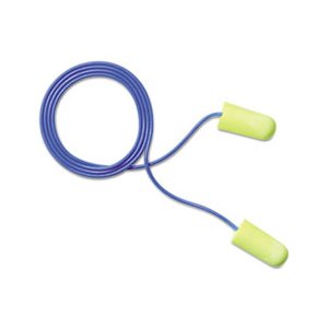 EARPLUGS, E·A·Rsoft, Yellow Neon, Soft Foam, Corded, Regular Size, 200 Pairs