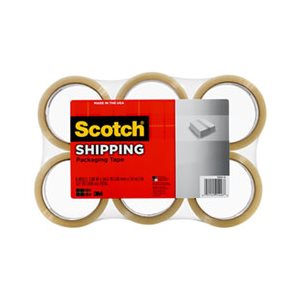 TAPE, PACKAGING, SCOTCH, 3350, General Purpose, 1.88" x 54.6yds, 3" Core, Clear, 6 / Pack