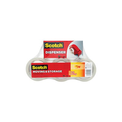 TAPE, PACKAGING, SCOTCH, Moving & Storage, 1.88" x 54.6yds, 3" Core, Clear, 6 ROLLS / Pack