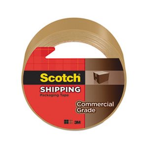 TAPE, PACKAGING, 3750, Commercial Grade, 1.88" x 54.6yds, 3" Core, Tan