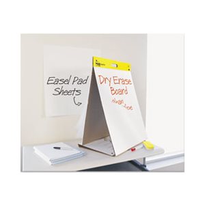 EASEL PAD, TABLETOP, Dry Erase, Unruled, 20" x 23", White, 20 Sheets