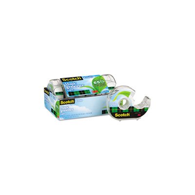 TAPE, TRANSPARENT, MAGIC GREENER TAPE IN REFILLABLE DISPENSER, 3.75"X600"