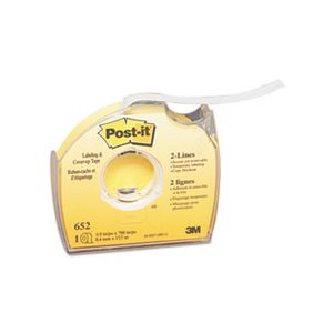 TAPE, Labeling & Cover-Up, Non-Refillable, .333" x 700" Roll