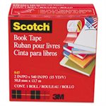 TAPE, Book Repair, 2" x 15yds, 3" Core, Clear