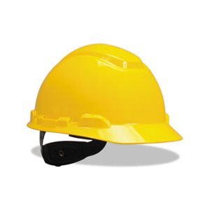 HARD HAT, H-700 Series, w /  4 Point Ratchet Suspension, Yellow