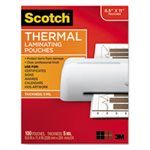 LAMINATING POUCHES, THERMAL, Letter Size, 5 mil, 8.5" x 11", 100 / Pack