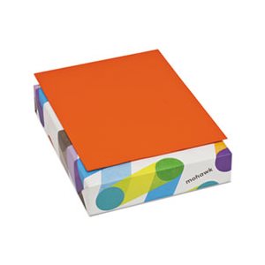 PAPER, COLORED, BriteHue, Multipurpose, 24lb, 8.5" x 11", Orange, 500 Sheets