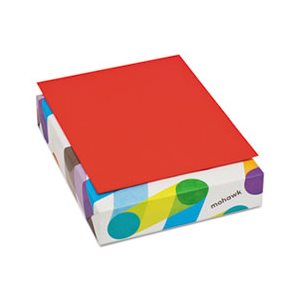 PAPER, COLORED, BriteHue, Multipurpose, 20lb, 8.5" x 11", Red, 500 Sheets