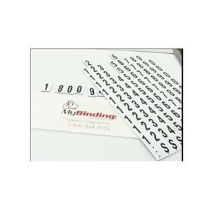 CHARACTER SETS, NUMBERS, MAGNETIC, 3 / 4", 110 / SET