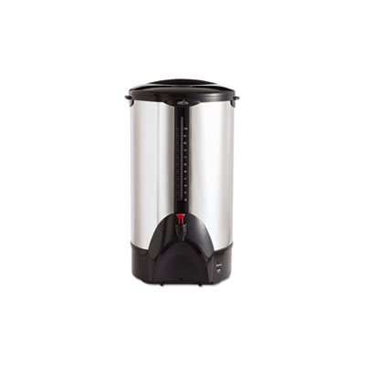 URN, 100-Cup Percolating, Stainless Steel