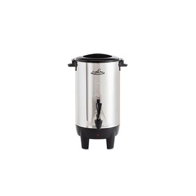 URN, 30-Cup, Percolating, Stainless Steel