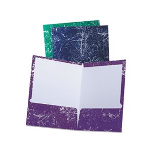 PORTFOLIO, Marble, High Gloss, Charcoal / Green / Navy / Purple, 25 / BOX