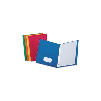 FOLDER, Twin-Pocket, 3 Fasteners, Letter, .5" Capacity, Assorted COLORS, 25 / Box