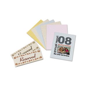 CARD STOCK, Array, 65LB, 8.5" X 11", Assorted Parchment Colors, 100 Sheets / Pack