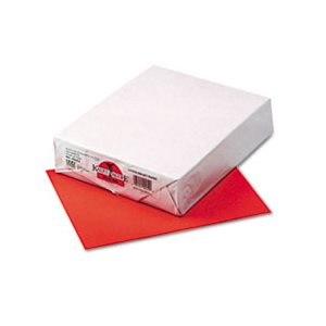 PAPER, COLORED, Kaleidoscope, Multipurpose, 24lb, 8.5" X 11", Rojo Red, 500 Sheets / Ream