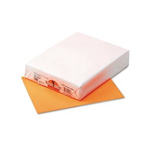 PAPER, COLORED, Kaleidoscope, Multipurpose, 24lb, 8.5" X 11", Orange, 500 SHEETS / REAM