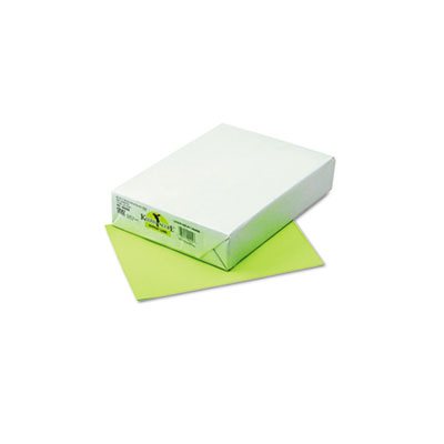 PAPER, COLORED, Kaleidoscope, Multipurpose, 24lb, 8.5" X 11", Lime, 500 SHEETS / REAM