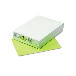 PAPER, COLORED, Kaleidoscope, Multipurpose, 24lb, 8.5" X 11", Lime, 500 SHEETS / REAM