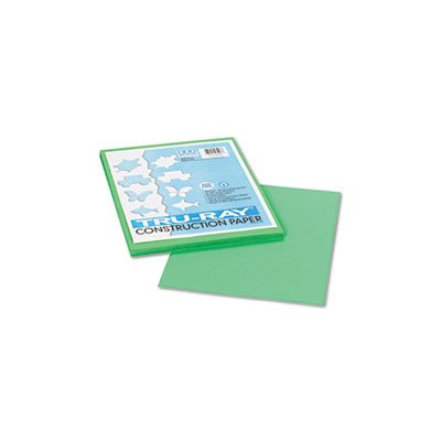 CONSTRUCTION PAPER, Tru-Ray, 76lbs., 9" x 12", Festive Green, 50 Sheets / Pack