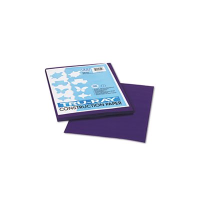 CONSTRUCTION PAPER, Tru-Ray, 76lbs, 9" x 12", Purple, 50 Sheets / Pack