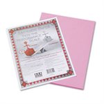CONSTRUCTION PAPER, Riverside, 76lbs, 9" x 12", Pink, 50 Sheets / Pack