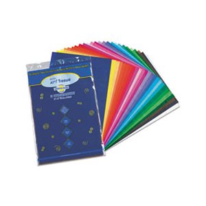 Spectra Art Tissue, 10 lbs., 12 x 18, 10 Assorted Colors, 50 Sheets / Pack