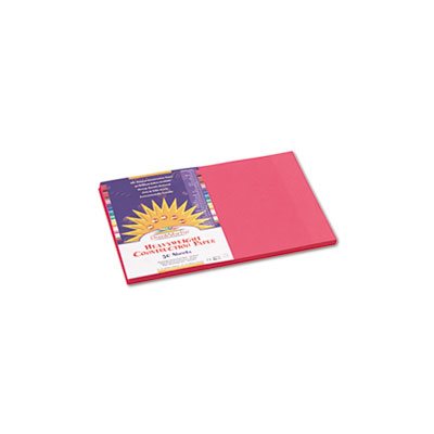 Construction Paper, 58lbs, 12" x 18", Scarlet, 50 Sheets / Pack