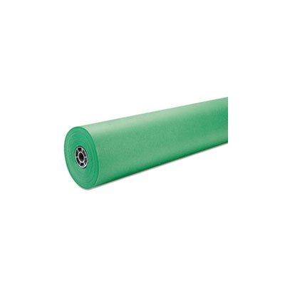 PAPER, KRAFT ROLL, Rainbow, Duo-Finish, Colored, 35lbs, 36" x 1000', Brite Green