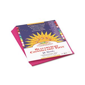 Construction Paper, Sunworks, 58lbs, 9" x 12", Magenta, 50 Sheets / Pack