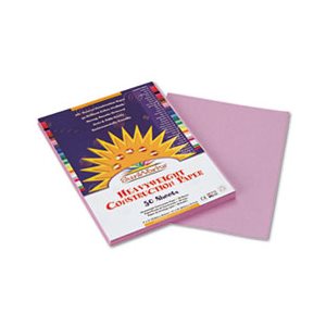 Construction Paper, SUNWORKS, 58lbs, 9" x 12", Lilac, 50 Sheets / Pack