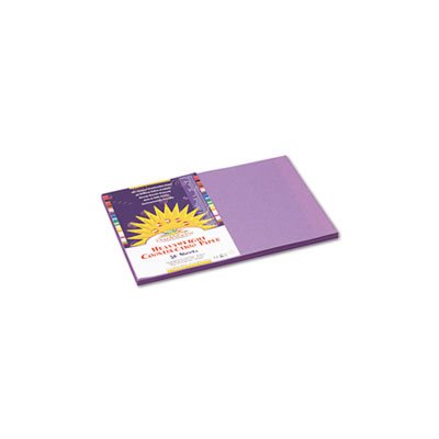 Construction Paper, SUNWORKS,58lbs, 12" x 18", Violet, 50 Sheets / Pack