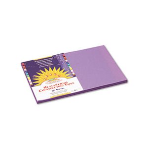 Construction Paper, SUNWORKS,58lbs, 12" x 18", Violet, 50 Sheets / Pack