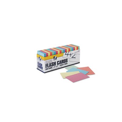 Blank Flash Card Dispenser Boxes, 2"w x 3"h, Assorted Colors, 1000 / Pack