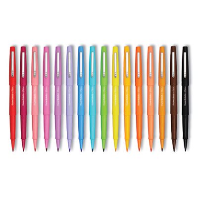 PEN, FLAIR SCENTED FELT TIP POROUS PT STICK MED .7MM 16PK