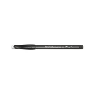 PEN, BALLPOINT, STICK, ERASABLE, Eraser Mate, Black Ink, Medium, Dozen