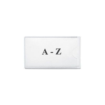 HOLDERS, MAGNETIC LABEL, Slap-Stick, Side Load, 4.25" x 2.5", White, 10 / Pack