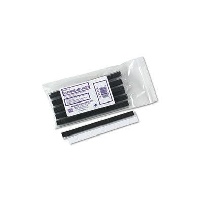 HOLDERS, Magnetic Label, Side Load, 6"x .5", Clear, 10 / Pack