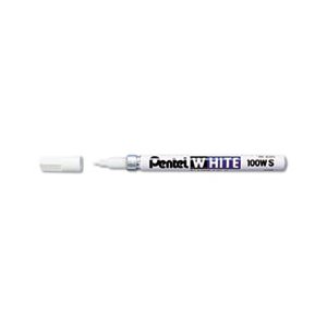 MARKER, Permanent, Fine Point, PENTEL, White