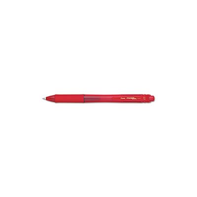 PEN, RETRACTABLE, GEL, EnerGel-X, .7mm, Red Barrel / Ink, Dozen