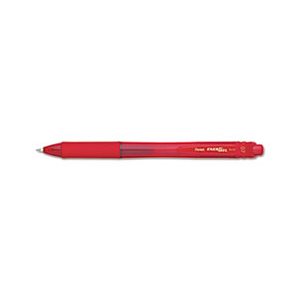 PEN, RETRACTABLE, GEL, EnerGel-X, .7mm, Red Barrel / Ink, Dozen