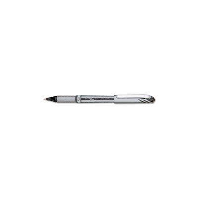 PEN, STICK, LIQUID GEL, EnerGel NV, .7mm, Gray Barrel, Black Ink, Dozen