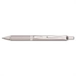 PEN, RETRACTABLE, GEL,  EnerGel Alloy RT, .7mm, Chrome Barrel, Black Ink