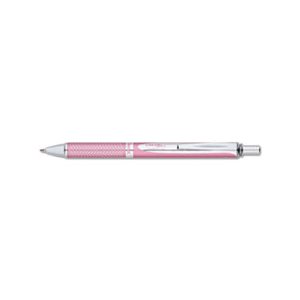 PEN, RETRACTABLE, GEL, EnerGel Alloy RT, .7mm, Pink Barrel, Black Ink