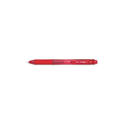 PEN, RETRACTABLE, GEL, EnerGel-X, .5mm, Red Barrel / Ink, Dozen