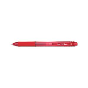 PEN, RETRACTABLE, GEL, EnerGel-X, .5mm, Red Barrel / Ink, Dozen