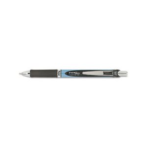 PEN, RETRACTABLE, LIQUID GEL, EnerGel RTX, .7mm, FINE, Black / Gray BARREL, Black Ink